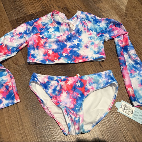 Cat & Jack Colorful Rashguard Set - Picture 2 of 2